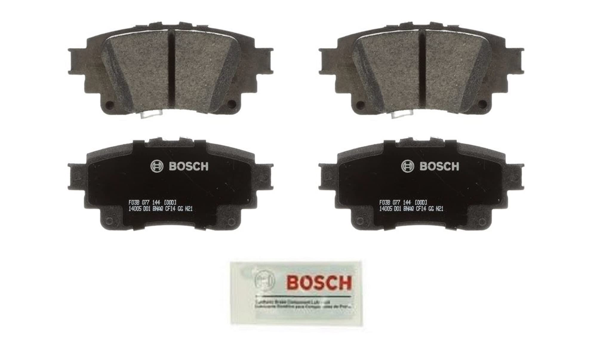 BOSCH BC2183 QuietCast Premium Ceramic Disc Brake Pad Set